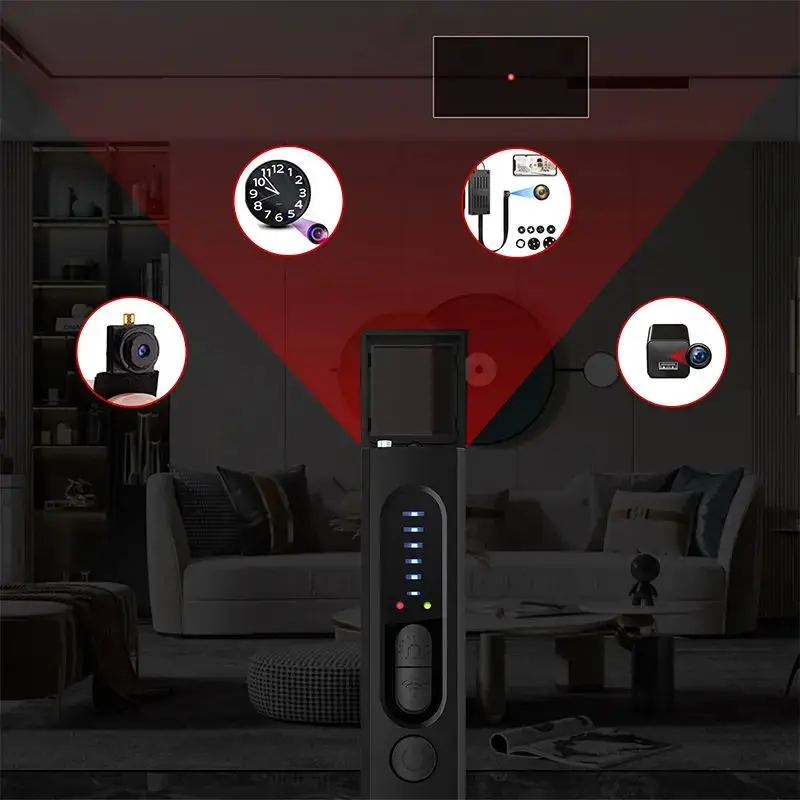 X13 Anti-Peeping e Eavesdropping Detector, Anti-Monitoramento, Detectores Inteligentes de Sinal, Câmera GPS, Carro Posicionamento Scan Monitor