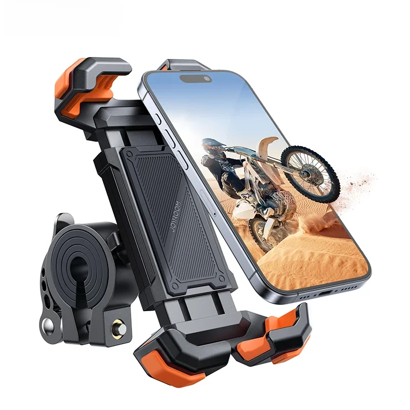 AliExpress Joyroom Upgraded Bike Phone Holder Sturdy Motorcycle Phone Mount Adjustable Scooter Handlebar