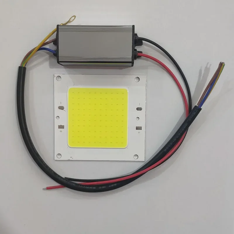 Chip LED 50W lekkie koraliki do knota DIY akcesoria do reflektorów sterownik zasilacz balast źródło światła zestaw wodoodporny transformator — zdjęcie 2