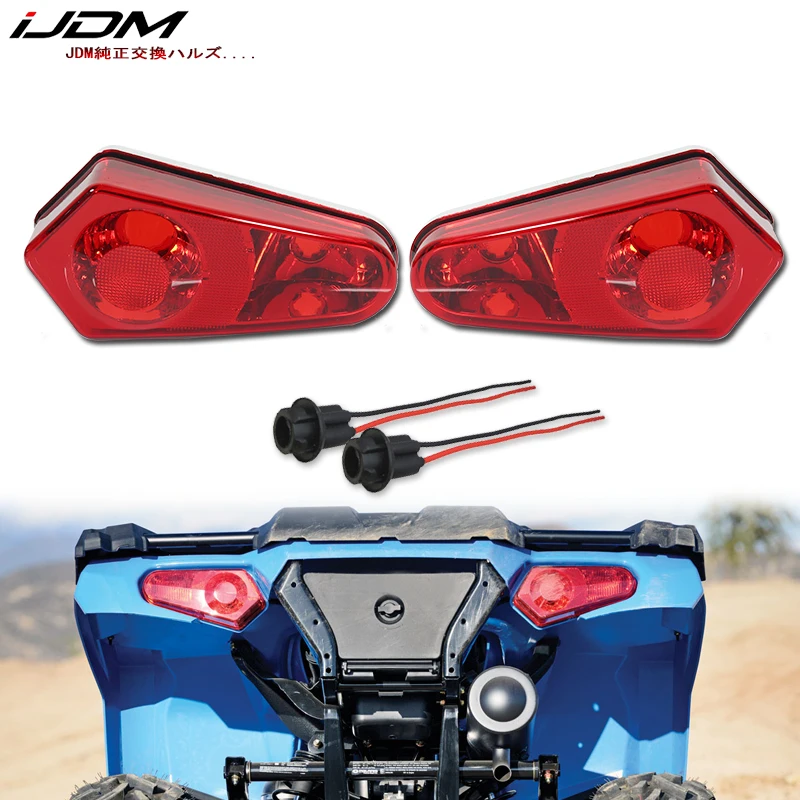 

2pcs Tail Light Rear Brake Lampshade for Polaris Sportsman 500/550 RZR 570 2005-2013 700 2005-2007 800 2005-2014 Part Number 241