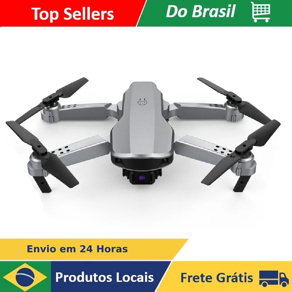 Drone Camera 1080p HD T58 Wi-Fi 2.4GHz Led Headless Mode 360 ° Stable Swivel