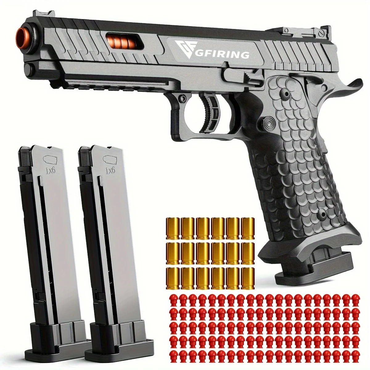 Soft Bullet Toy Guns For Boys, Automatic Reloading Shell Ejecting Toy Gun, Education Model Toy Gun Pistol Shooting Game For Kids