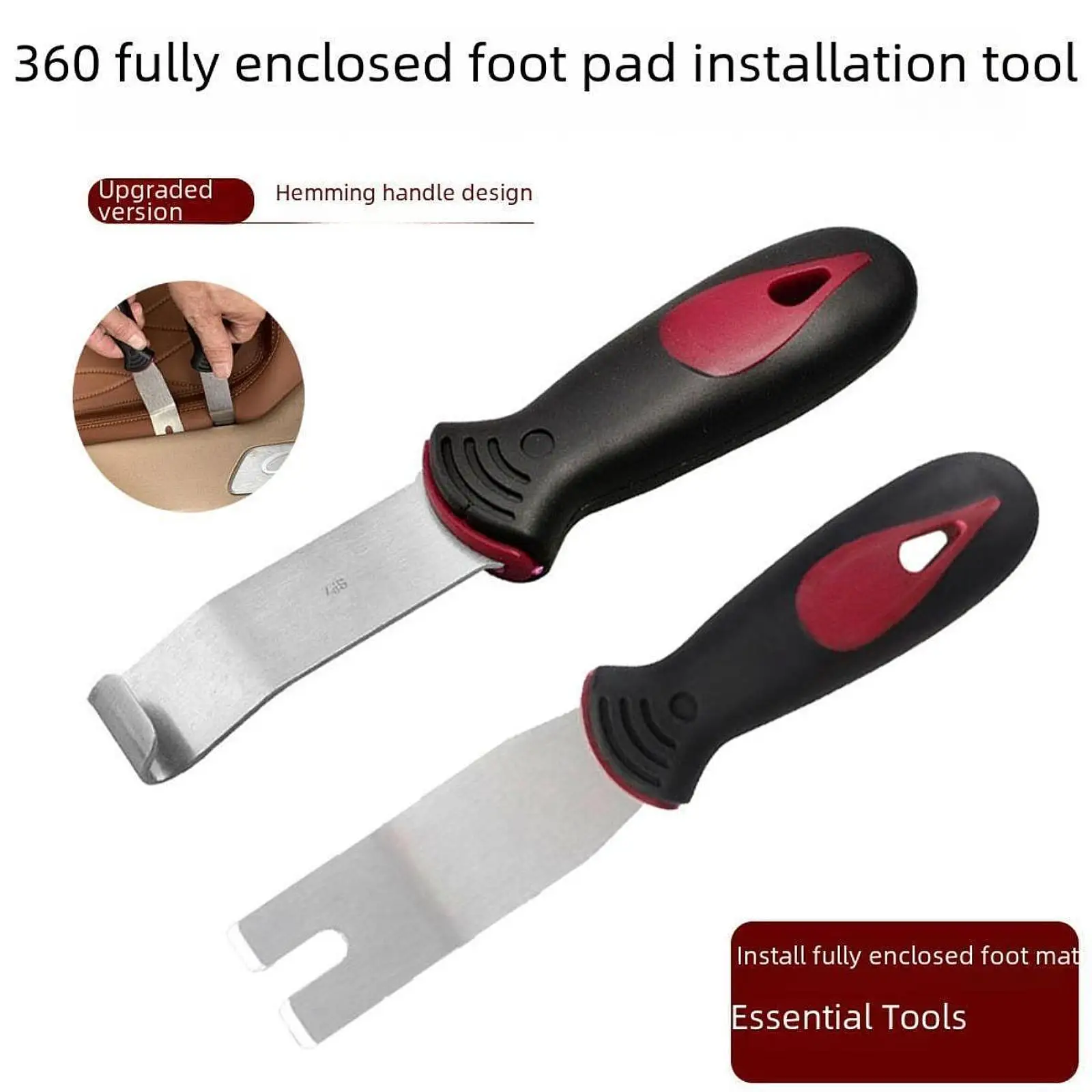 

Car Interior Installation Removal Tool W/ Non-slip Handle Effort Saving Rustproof Car Disassembly Tool for Audio Upholstery