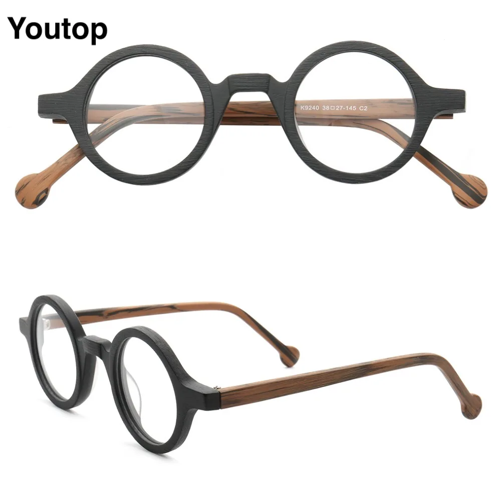 Retro Women Round Eyeglasses Men Optical Glasses Frames Prescription Eyewear Tortoise Spectacles Vintage Transparent Fashion