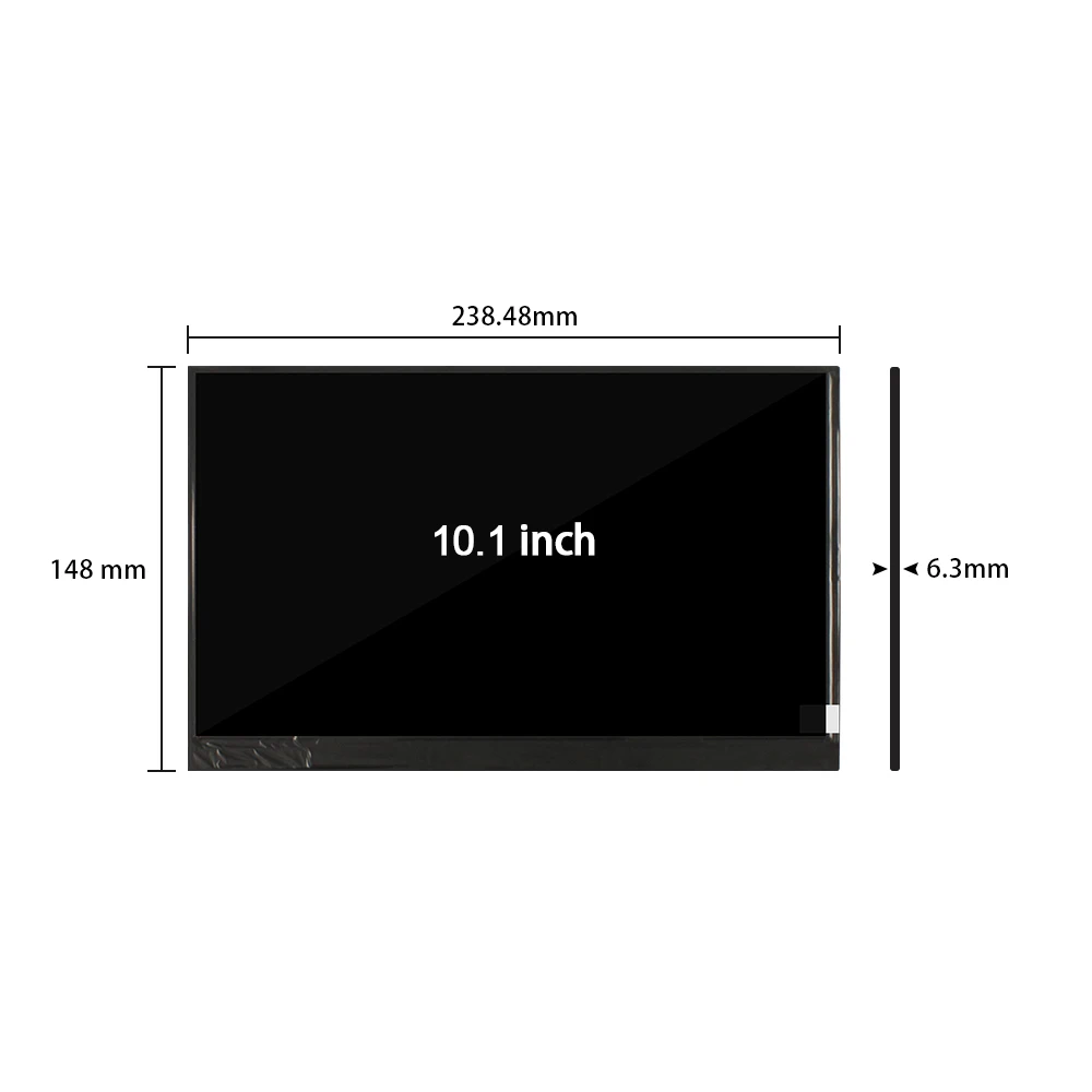 Original and new 10.1inch LCD panel 1280(RGB)×720, TFT-LCD screen display HSD101IHW1-C00