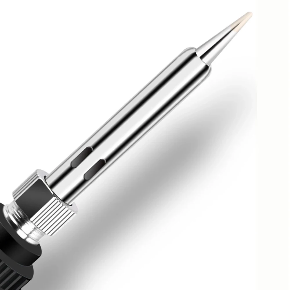 مجموعة مكواة لحام كهربائية 7 في 1، أداة إصلاح لحام بدرجة حرارة قابلة للتعديل 60 وات، 220 فولت/110 فولت LK-AA77