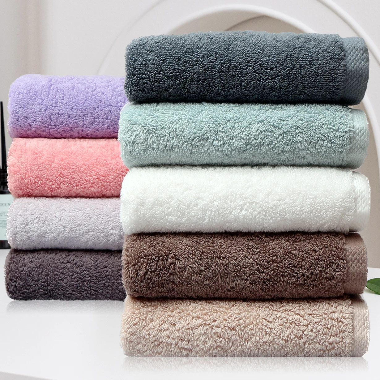 [Cotton Cloud] Thy 200g 100% Cotton, 40 Number Hotel Towels, 5 Piels/10 Piels, Bath Towels, 40*80cm Cotton Cloud