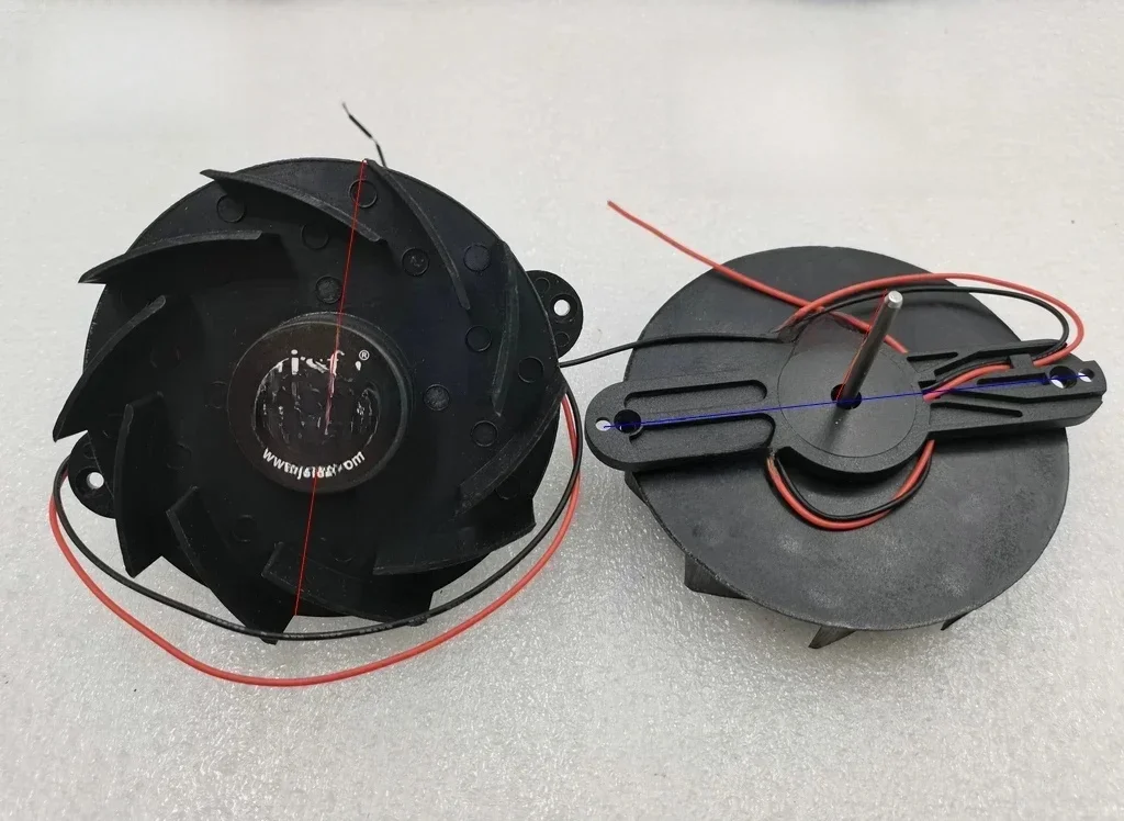 Wentylator do JSF922512HS YT9225L 9225 DC 12V dwuprzewodowy okrągły wentylator DC wentylator chłodzący motylkowy — 2