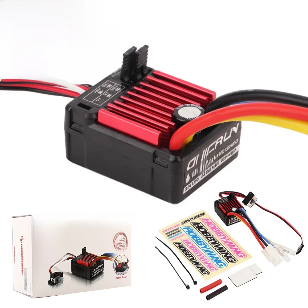 HobbyWing QuicRun 1060 ESC contrôleur de vitesse électronique brossé 60A ESC pour voiture RC 1:10 étanche pour voiture RC