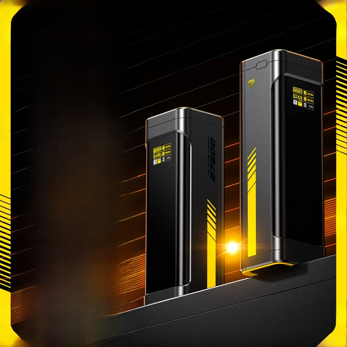 AOHI The Future Starship 240W 27.600mAh LED-display Powerbank met 3FT C-C-kabel - afbeelding 2