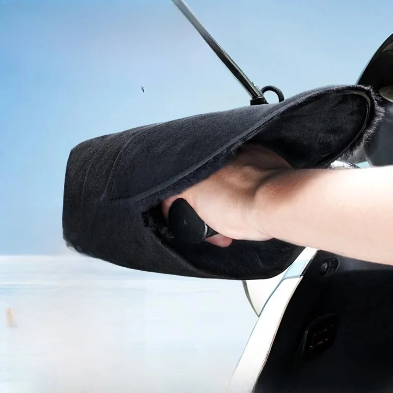 AliExpress Winter Motorcycle Handlebar Muffs Equipment Mitts Warmer Gloves Waterproof Handmuffs Bicycle Handle Cover Hand Covers Warmers