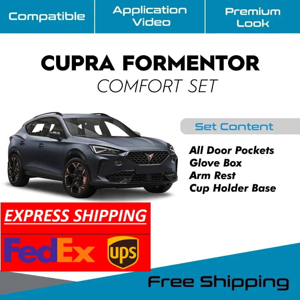 For Cupra Formentor Soundproofing, acoustic insulated car vibration isolation, acoustic foam, soundproof, noise muffler for cars