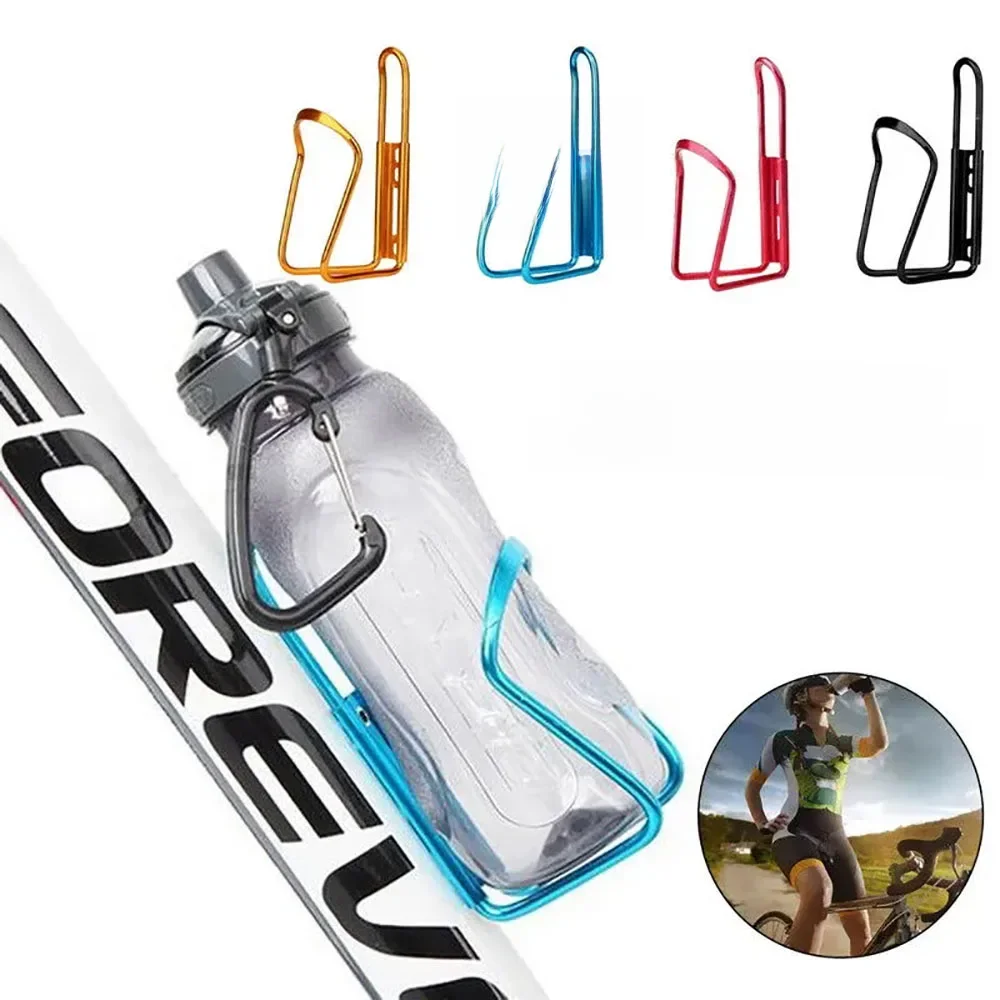 AliExpress NONE Aluminum Alloy Bicycle Bottle Holder Lightweight Universal Road Mountain Bike Water Bottle Rack Mount