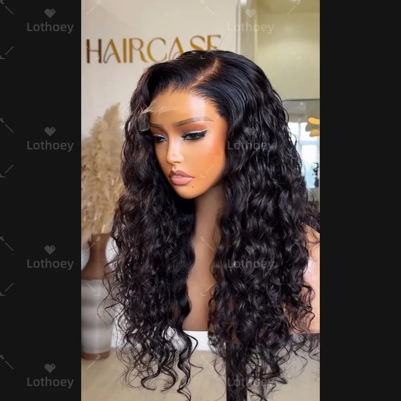 360/كامل الدانتيل الباروكات شعر الإنسان شفاف كامل الرباط الباروكات قبل قطعها ابيض عقدة 180% الكثافة شعر بشري مجعد عميق شعر مستعار