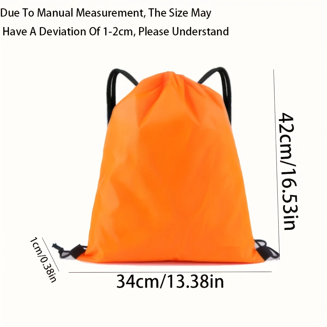 1pc Personalized Customizable Drawstring Backpack - Creative Custom Name/Text, Durable Drawstring Storage Bag