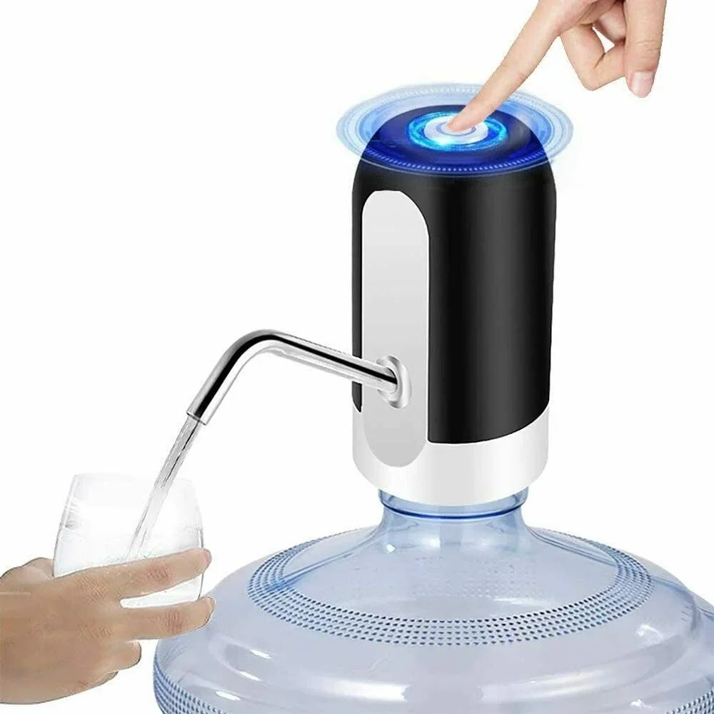 Bomba elétrica para botella agua dispensador automático de água potável campismo