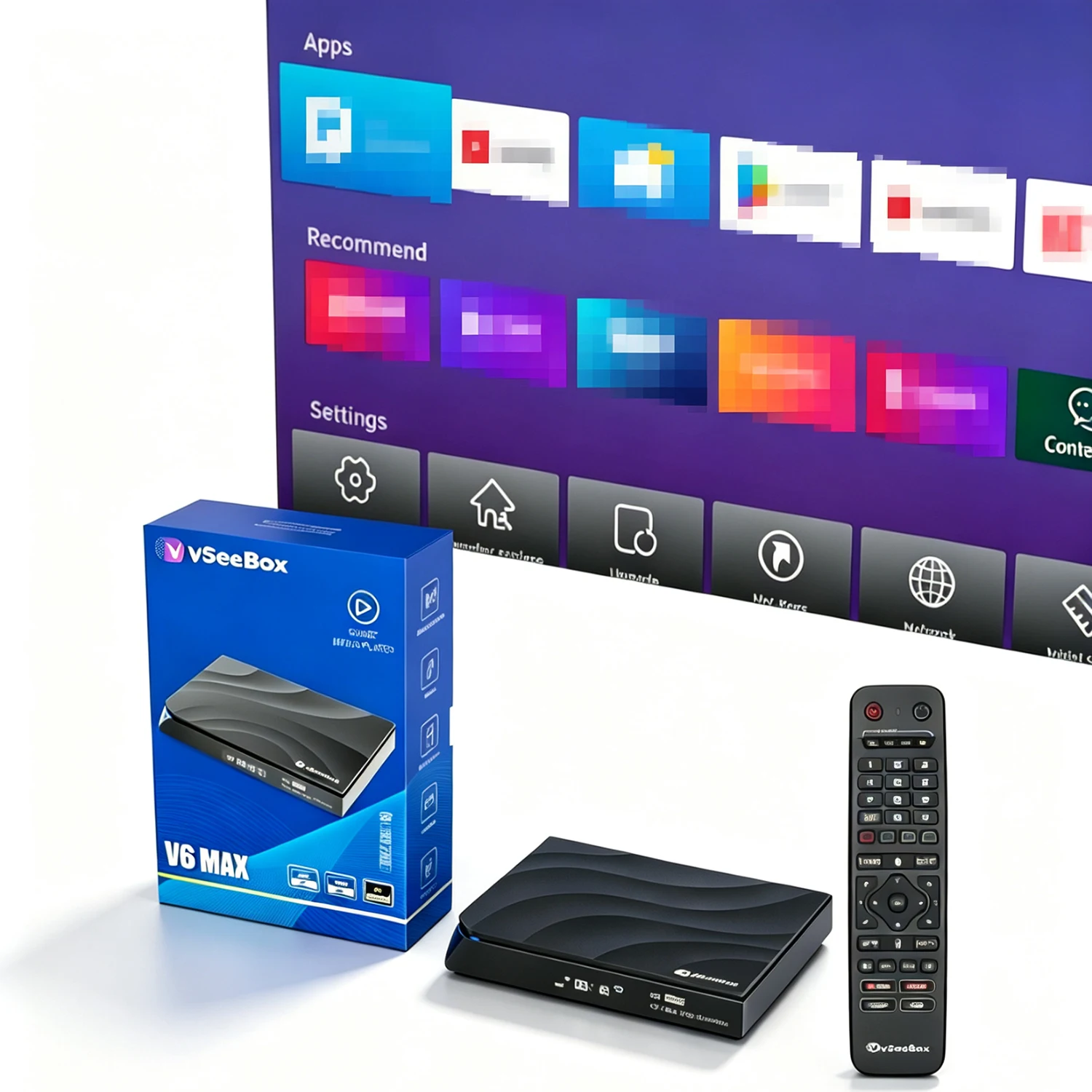 Smart Home Os - VseeBox V6 Max Smart TV Box