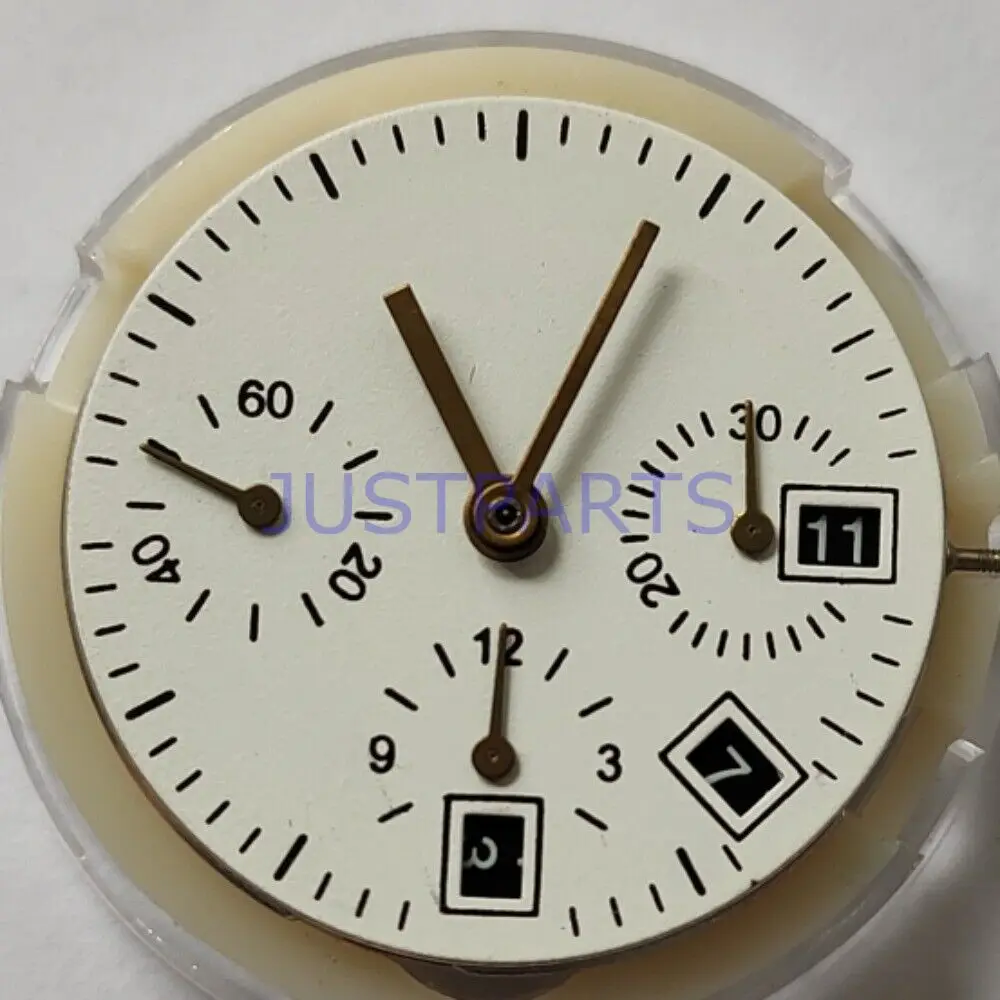 Shanghai 7750 Mechanical Movement Black Dial
