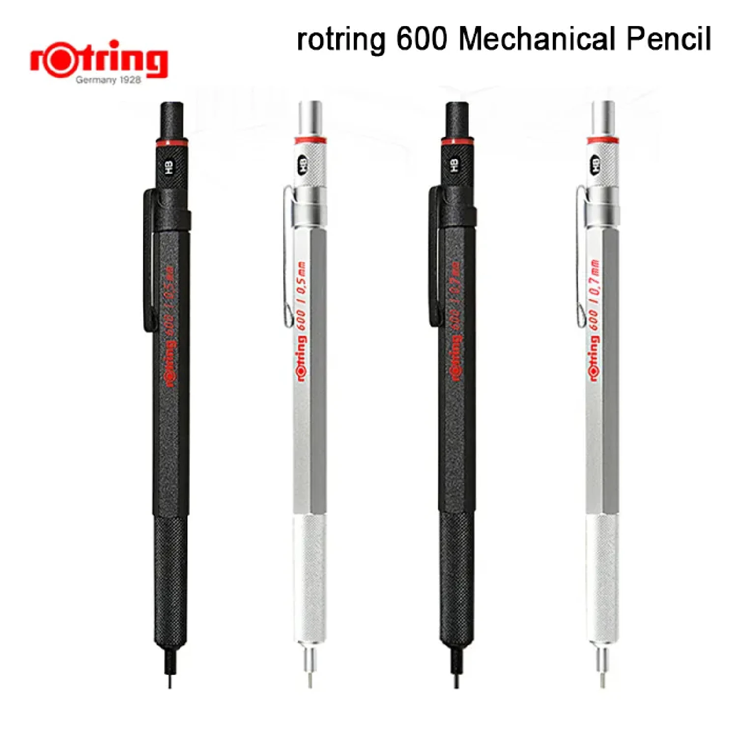 Rotring 600 Mechanischer Bleistift 0,5–0,7 mm: Der perfekte Begleiter für Präzision und Langlebigkeit