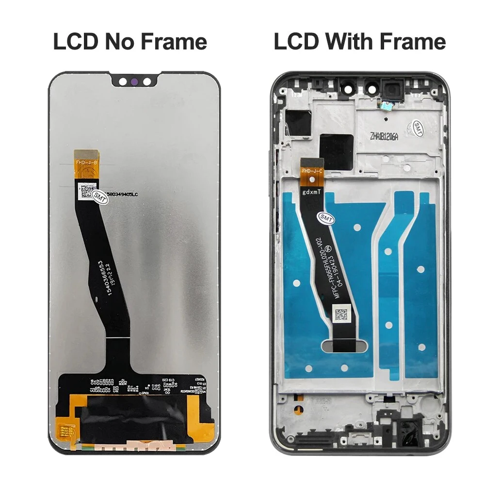 Y9 2019 Display Screen Assembly, for Huawei Y9 2019 JKM-LX1 LCD Display Digital Touch Screen with Frame for Huawei Enjoy 9 Plus