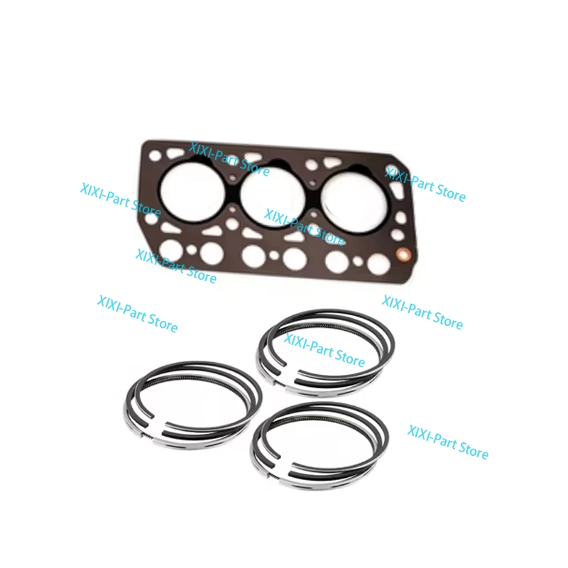 

K3C Cylinder Head Gasket Piston Ring 70*2.5HK+2.5+2.5+4 For Mitsubishi Overhaul Rebuild Kit Engine Parts