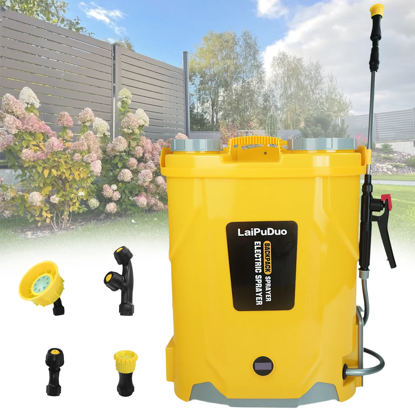 

20L Battery Powered Backpack Sprayer 100 PSI High Pressure Agricultural Garden Irrigation Sprayer for Dewalt 20V Battery