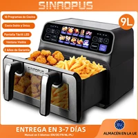 Freidora de aire doble cesta 9L