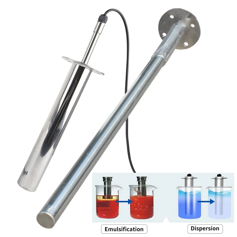 Immersible 28KHz Ultrasonic Transducer Vibrator Rod Ultrasound Vibration Probe Nano Solvent Dispersion Oil Emulsifier Mixer