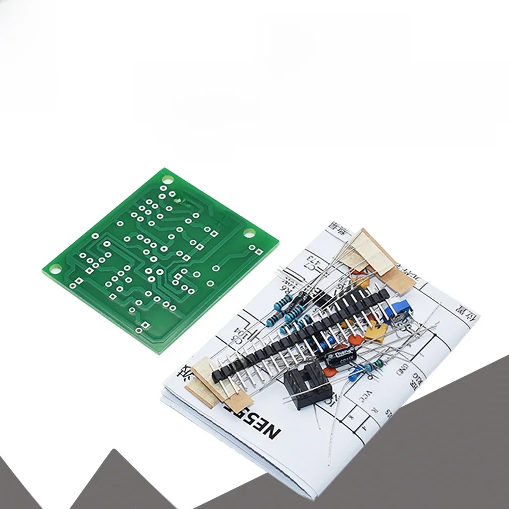 DC6-12V NE555 moduł generatora impulsów Generator sinusoidalny/trójkątny/kwadratowy generator fal wielokanałowy Generator sygnałów DIY Kit — zdjęcie 2