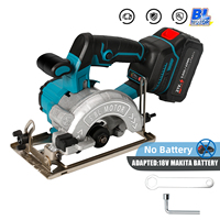 5 Inch 125MM Brushless Electric Rechargeable Circular Saw High Power Cordless Woodworking Cutting Tool for Makita 18V Battery