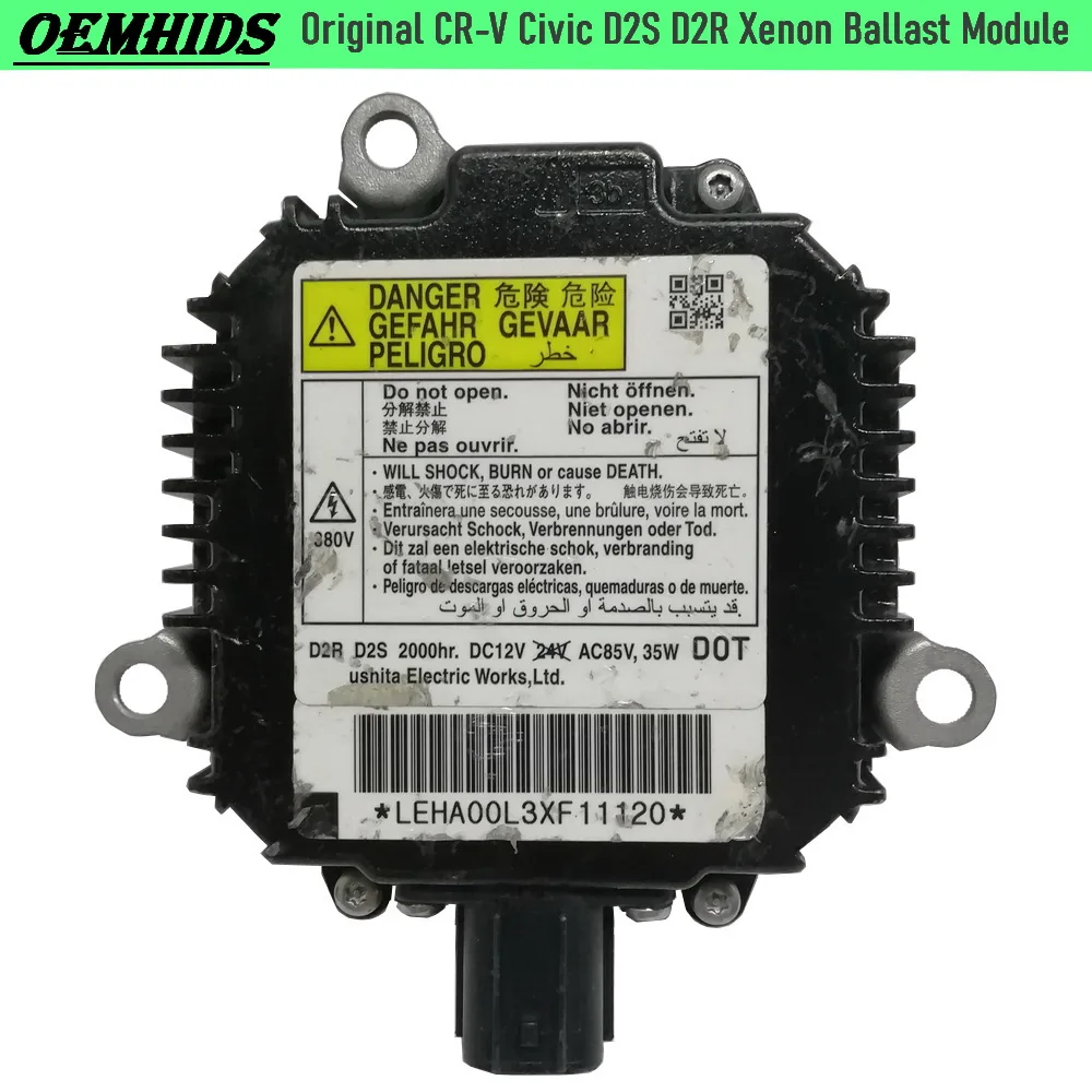 Original D2S D2R Xenon Ballast For 06-11 CR-V CRV 02-11 Civic VIII Mk8 HID Xenon Headlight Ballast ECU Control Unit Module Used