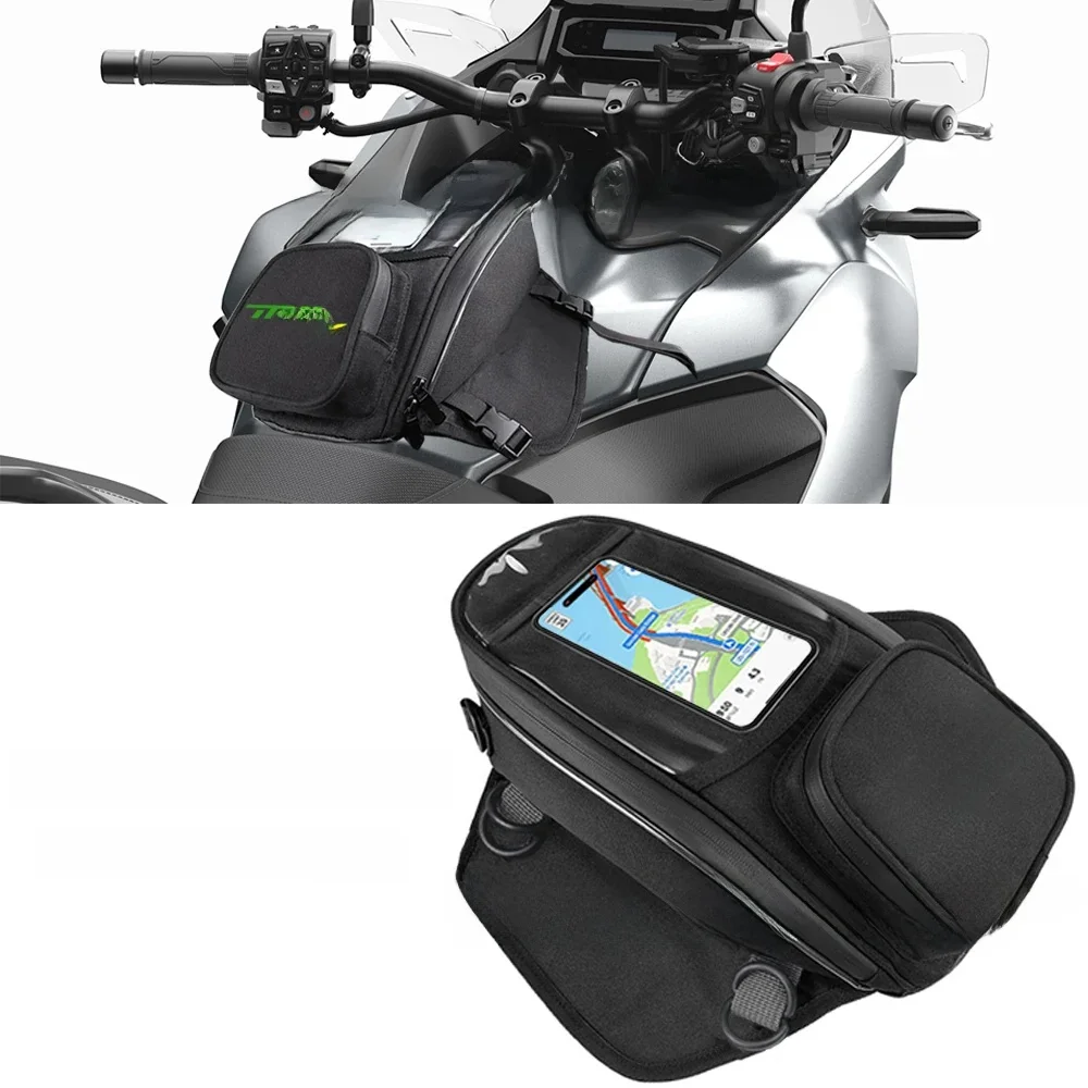 Dla Benelli TRK702X TRK702 TRK 702X TRK 702 2020 2021 2022 2023 Motocyklowa torba nawigacyjna na zbiornik paliwa Wodoodporna duża pojemność — 2