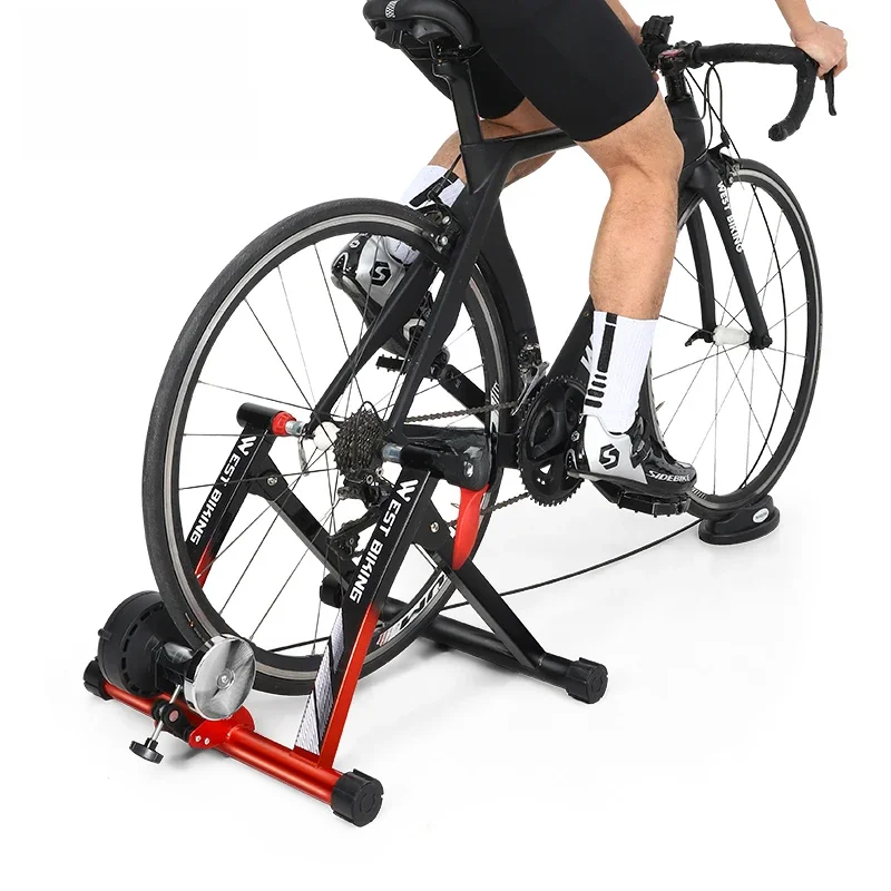 AliExpress UK West Biking WEST BIKING Cycling Trainer Indoor Exercise 6-speed Magnetic Resistance MTB Road Bike Roller Home