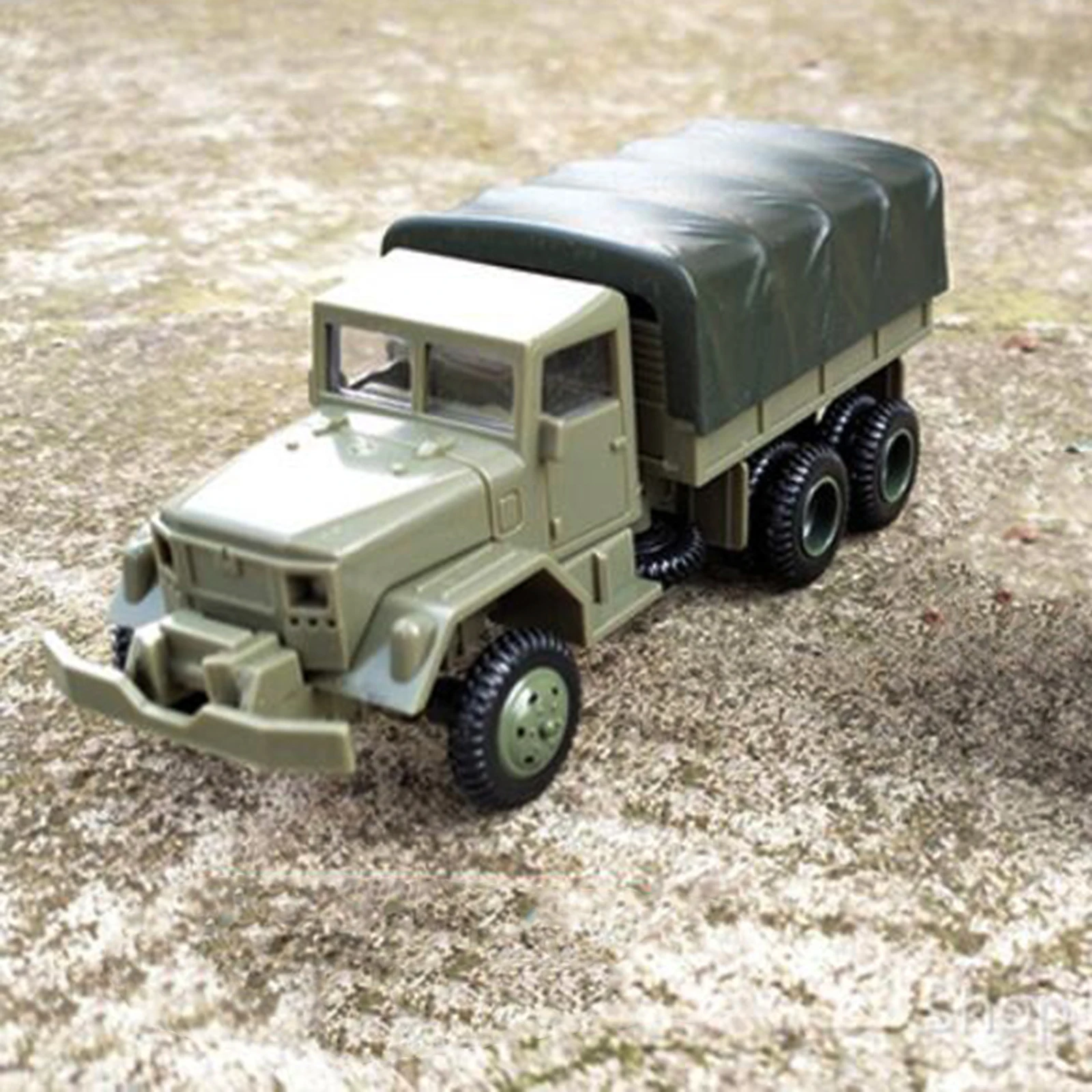 Simulation 1/72 4D Assemble Military Vehicles Truck Armored Vehicle Fun DIY Assemble Miniature Building Model Kits Plastic Toys