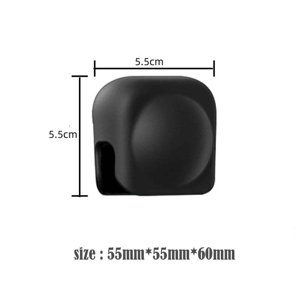 Silicone Lens Cap For Insta360 X4 Panorama Camera Lens Cap Soft Silicone Lens Protective Cover For Insta 360 X4 Camera Accessory