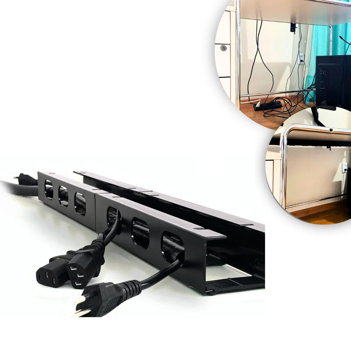 1 Metro Cable & Wire Organizer Modulated Guide Organize Easy Double Sided Cable Fastener and Screwed Option
