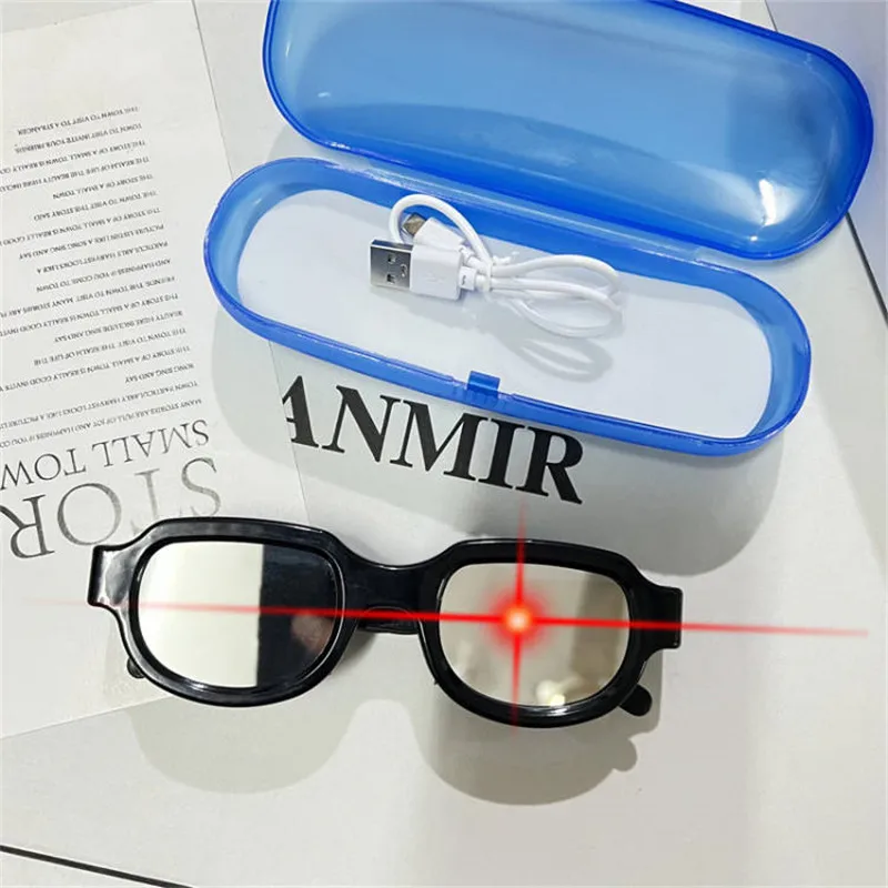 New Japan Anime Eyewear Detective Conan Glasses LED Luminous Cool Red-Eye Effect Cosplay Props Costumes Accessories Child Gifts