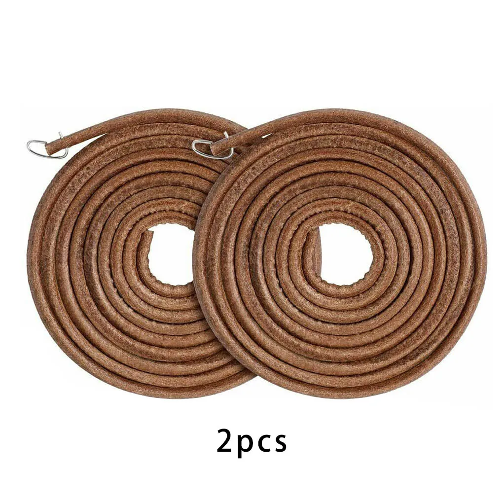 2 Pieces Sewing Machine Leather Belt Household Vintage Treadle Belt Retro Fashion Machine Accessories Strong Tensile Resistance