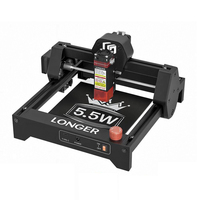 RAY5 mini Laser Engraving Machine 5.5W 3.5W 2.5W High Speed 12000mm/min 130*140mm Working Area DIY Gifts CNC Tools