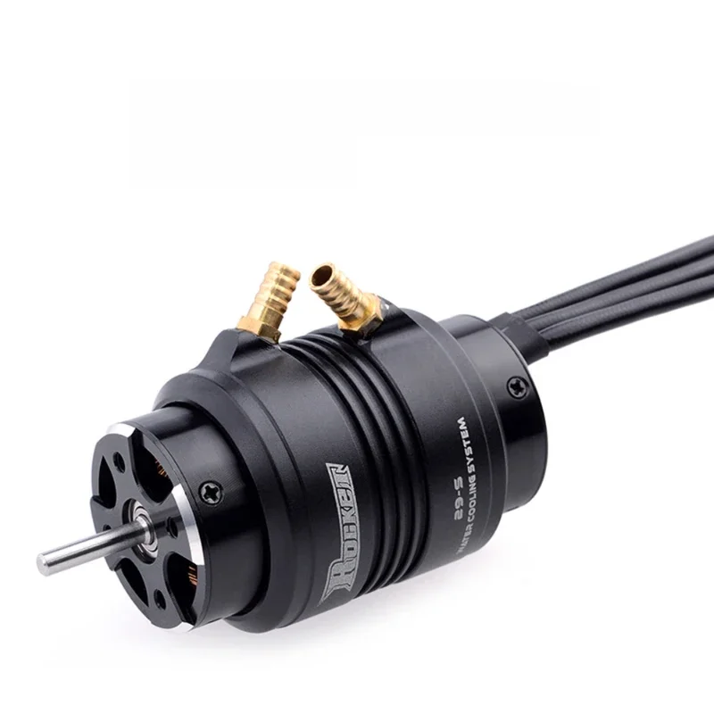 Rocket 2958 3380KV borstelloze waterdichte motor met 29S waterkoeling jasafdekking 3,175 mm 4-polige as voor 600-800 mm - afbeelding 2