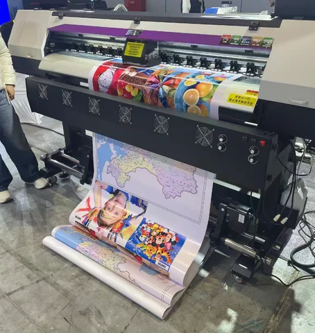 Flex Banner Printing Machine Eco Solvent Printer 1.6m Vinyl Sticker Canvas XP600 i3200e1 Head
