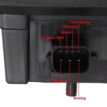 1 पीसी 24V टेल लैंप बेंज एक्ट्रोस MP4 5 टेललाइट असेंबली के लिए बाएँ/दाएँ बजर मूल छेद स्थिति गैर विनाशकारी स्थापना 10 best sales एक्ट्रोस एमपी4 - №1