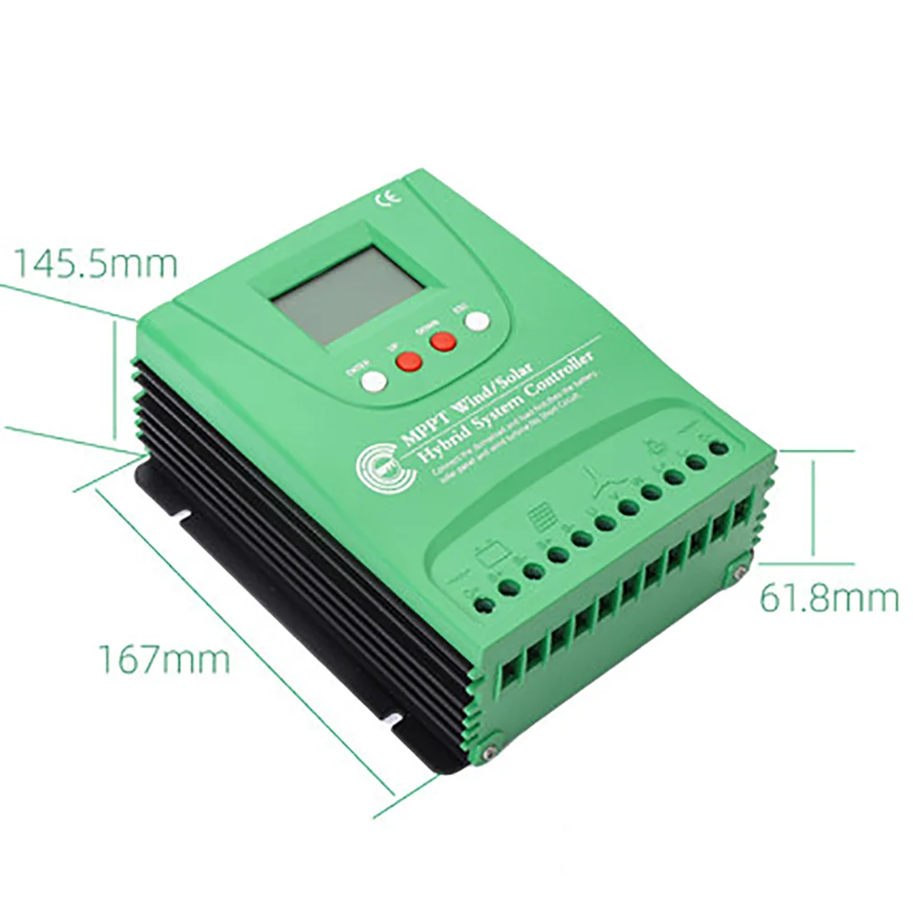 MPPT Wind-Solar Hybrid Controller 12V24V48V Solar Wind Power Generation Charge And Discharge Protection