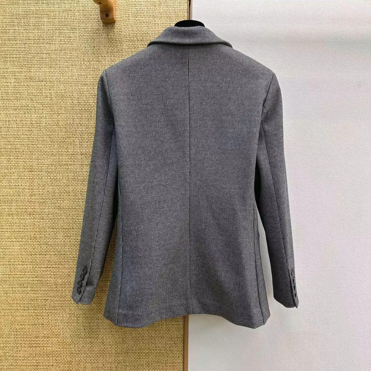 

2026 Women Clothes Early Spring Wear Grey Lapel Blazer Comfortable Versatile Commuting Daily Essential