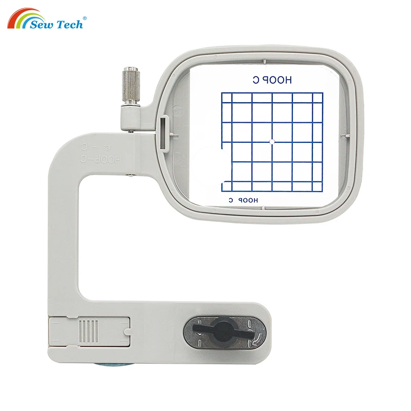 Sew Tech-Free Arm Embroidery Hoop C for Janome, MC 350E Memory Craft, Elna 820, etc, 2x2in Hoops, Embroidery Machine Frame