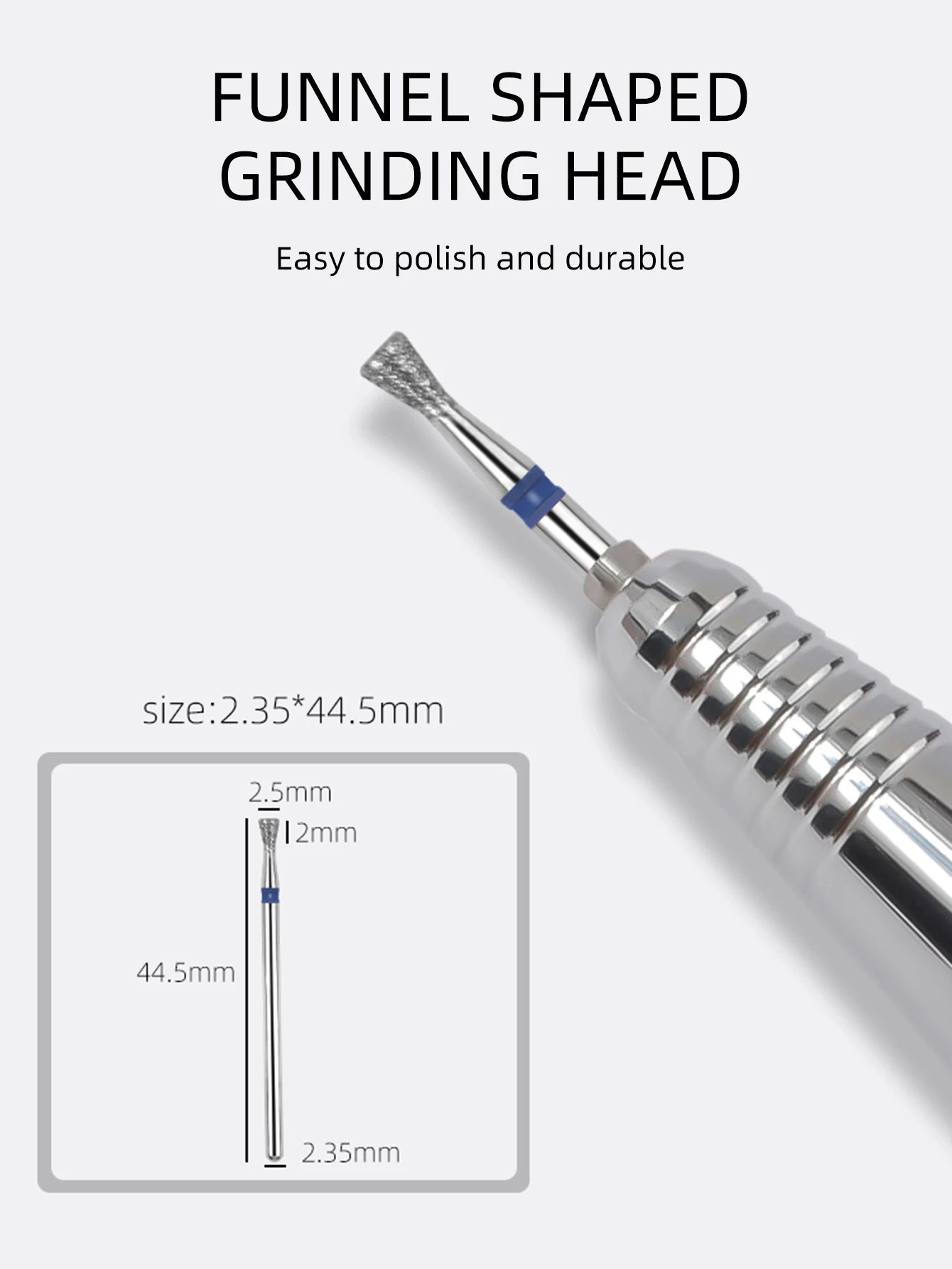1/3/7/12 قطعة المهنية مسمار مثقاب الخشب ارتداء مقاومة ملف الأظافر ملحق ل مانيكير باديكير مسمار أداة فنية #4