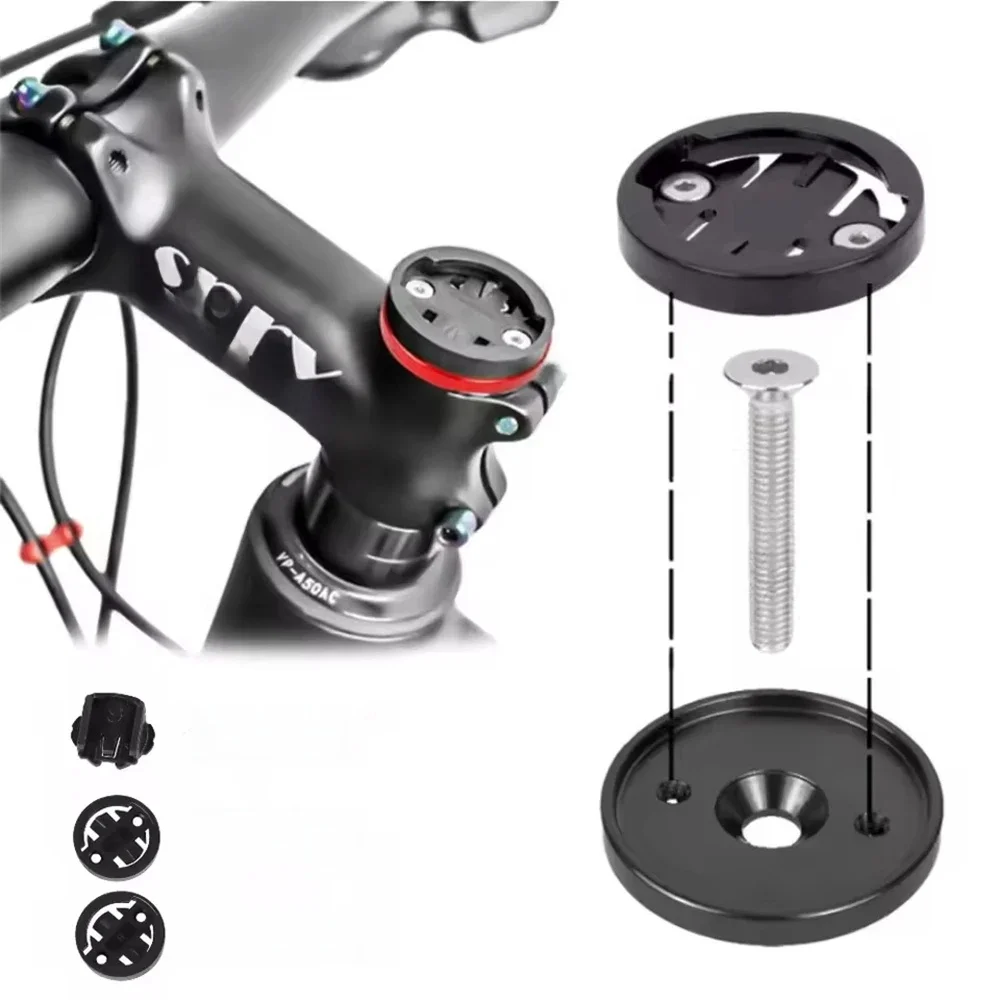 AliExpress BKPTX Top Cap Computer Holder MTB Road Bike Stem For Garmin/Bryton/Cateye 28.6mm Bicycle Stopwatch GPS Speedometer Mount Bracket