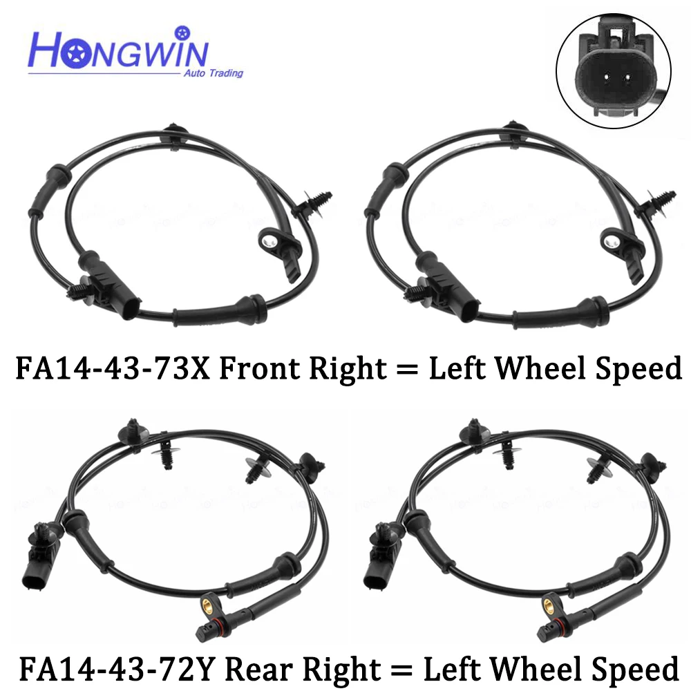 

Front Rear Left Right ABS Wheel Speed Sensor For Haima M5 Family Four generations FA14-43-73X FA14-43-72Y FA144373X FA144372Y