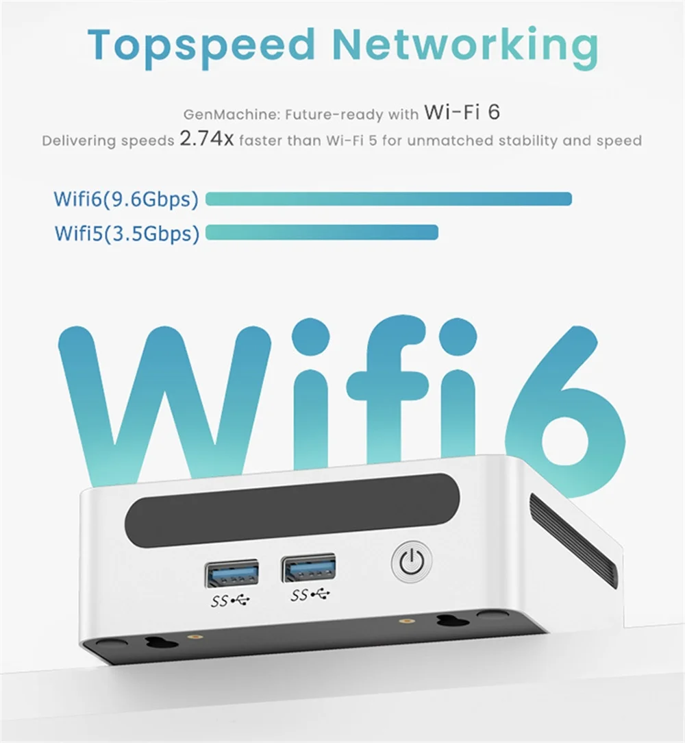 AllinOne Compact Powerhouse Mini Host with Standard Voltage Processor Gaming LOL Included Professional Office Tasks Metal Body