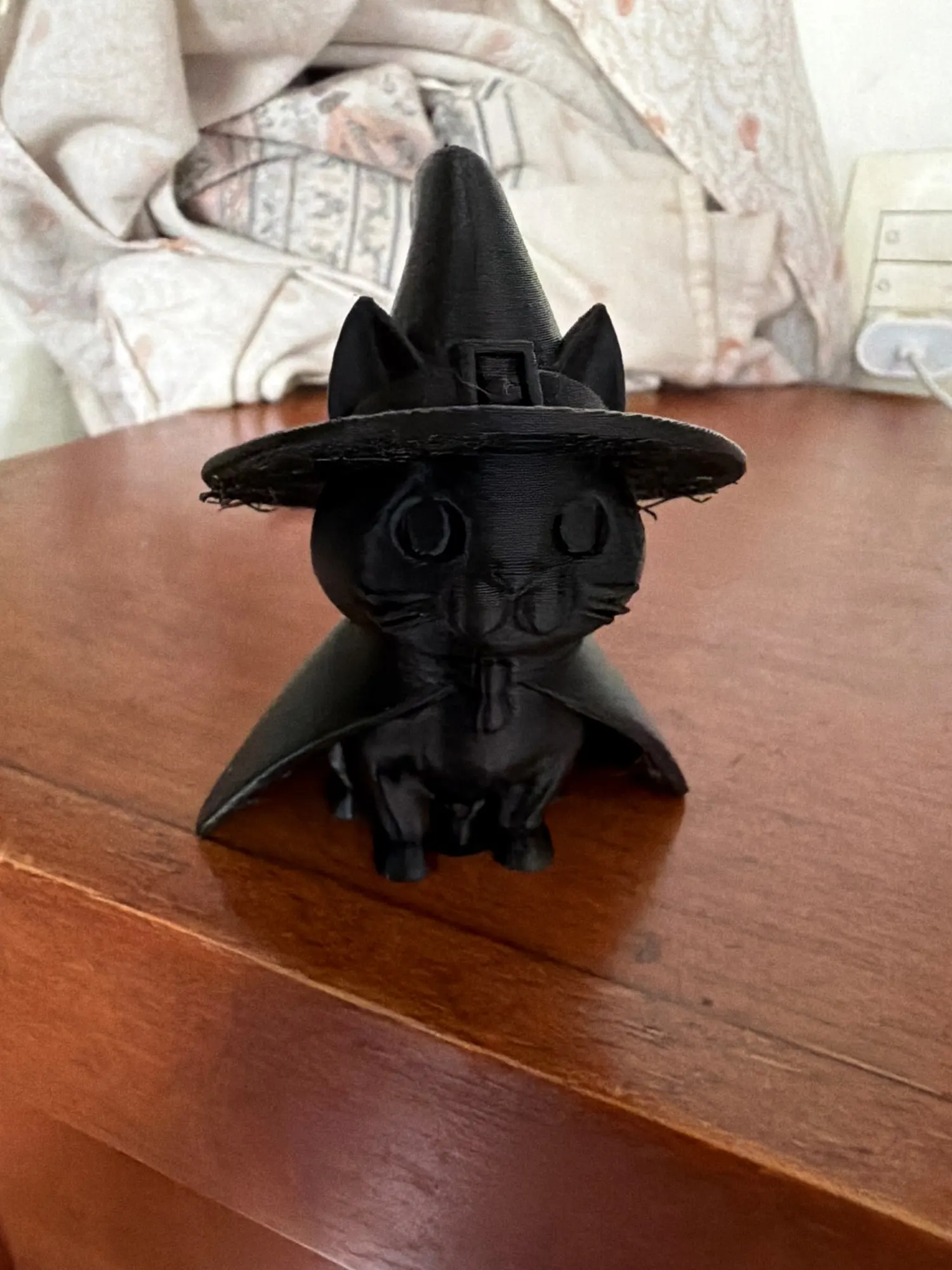 Witchy Black Cat Statue
